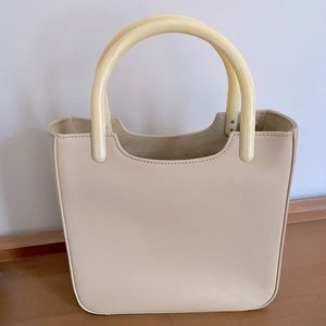 BY FAR Eric ivory bag